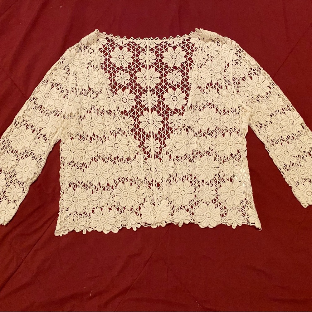 Lace Crochet Cardigan